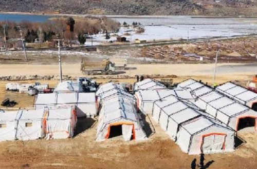 Fransa Hatayda səhra xəstəxanası qurdu