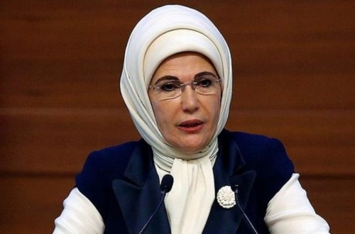 Əminə Ərdoğan Mehriban Əliyevaya təşəkkür edib