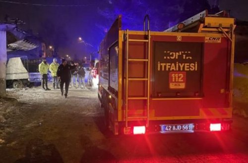 Konyada evin damı uçub, zəlzələdən zərərçəkən 7 nəfər ölüb