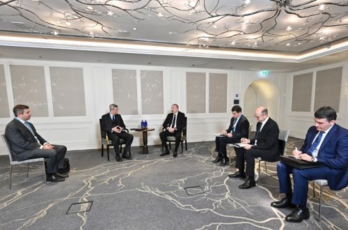 İlham Əliyev azad olunmuş ərazilərdə bərpa işlərində alman şirkətlərinin təmsilçiliyi üçün geniş imkanların olduğunu bildirib