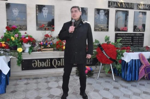 Yevlaxda Şəhidlərin xatirəsinə ucaldılmış Abidə kompleksinin açılışına həsr edilmiş tədbir keçirilib