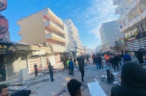 Şanlıurfada binada partlayış olub, 2 nəfər ölüb, 8 nəfər yaralanıb