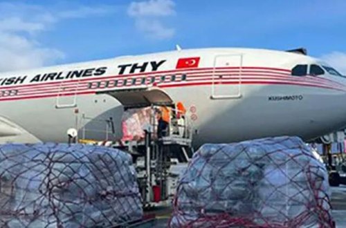 Rusiyadan Türkiyəyə 170 tondan çox yardım göndərilib