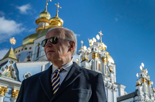 Baydenin səfəri qədər qalstuku da gündəm oldu - Fotolar