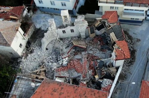 Türkiyədə dünyanın ən müqəddəs ziyarətgahlarından biri tamamilə dağıldı - FOTO/VİDEO