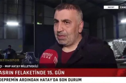 Türkiyəli deputatın canlı yayımda həyəcanlı anları - Video