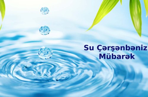 Bu gün Su çərşənbəsidir