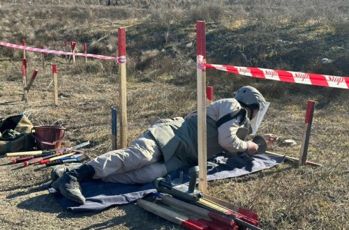 Ermənilər Füzulidə kütləvi məzarlıqların ətrafını minalayıb - VİDEO - FOTO