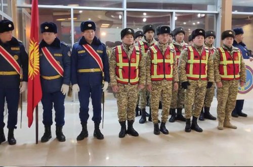 Qırğızıstan axtarış-xilasetmə qrupu ölkələrinə qayıdıb