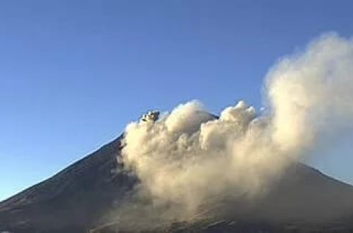 Popocatepetl vulkanında son 24 saat ərzində 7 püskürmə baş verib