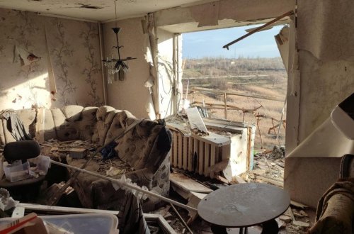 Ukraynanın Avdeyevka və Baxmut şəhərləri tamamilə dağıdılıb