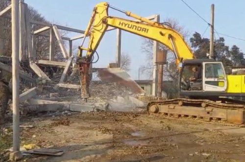 Masallıda qanunsuz tikintinin qarşısı alındı - FOTO/VİDEO