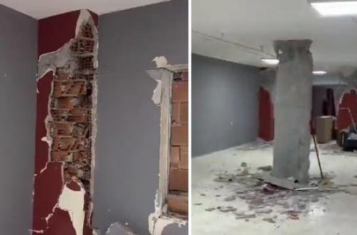 Yaşadığı binanın bünövrəsini yoxlayan zaman gördüklərindən şoka düşdü - VİDEO