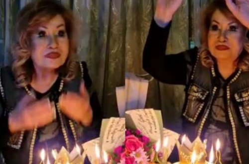 İnsult keçirən Nisə Qasımovanın yeni görüntüsü (VİDEO)