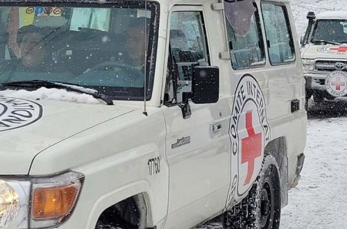 BQXK-nın avtomobillərində erməniəsilli şəxslər Laçın istiqamətinə aparılıb