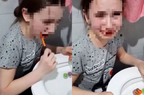 Ana sosial şəbəkələrdə söyüş söyən övladına ağlasığmaz cəza verdi - VİDEO