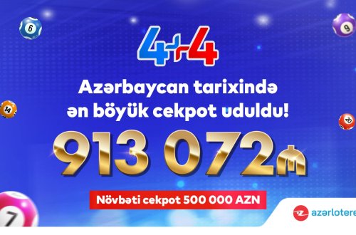 Azərbaycanda 913 000 manatlıq cekpot uduldu – TARİXİ UDUŞ