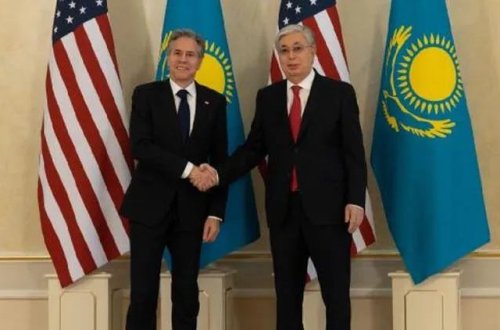 ABŞ dövlət katibi Blinken Tokayevlə görüşüb