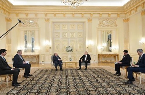 Azərbaycan Prezidenti Beynəlxalq Miqrasiya Təşkilatının Baş direktorunu qəbul edib - YENİLƏNİB + FOTO