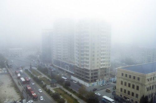 Bakıda və Abşeronda dumanlı hava şəraiti martın 2-dək davam edəcək