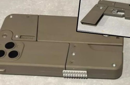 Polis əməliyyat zamanı iPhone şəklində tapança ələ keçirib