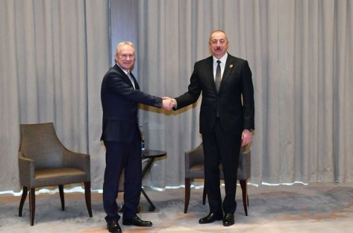 İlham Əliyev BMT Baş Assambleyasının 77-ci sessiyasının prezidentini qəbul edib - FOTO