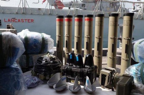 Britaniya Hərbi Dəniz Qüvvələri İranın göndərdiyi tank əleyhinə raketləri ələ keçirib