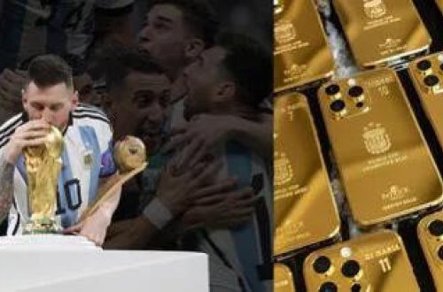 Messi komanda yoldaşlarına 14 ədəd qızıl 