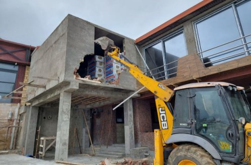 Fövqəladə Hallar Nazirliyi qanunsuz tikintilərin qarşısını alıb - FOTO/VİDEO