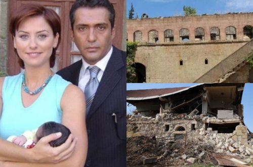 Qaziantepdə məşhur serialın çəkildiyi malikanə zəlzələdə yerlə bir oldu - FOTO