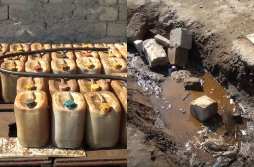 Bakıda neft məhsullarının qanunsuz satışının qarşısı alındı - FOTO/VİDEO