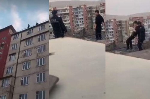 Qaradağda intihara cəhdin qarşısı alındı - ANBAAN VİDEO