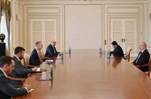 Prezident İlham Əliyev ABŞ Dövlət Departamentinin baş müşavirini qəbul edib - YENİLƏNİB