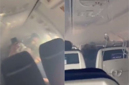 ABŞ-də təyyarənin mühərrikinə girən quş sərnişinlərə həyəcan yaşatdı - VİDEO