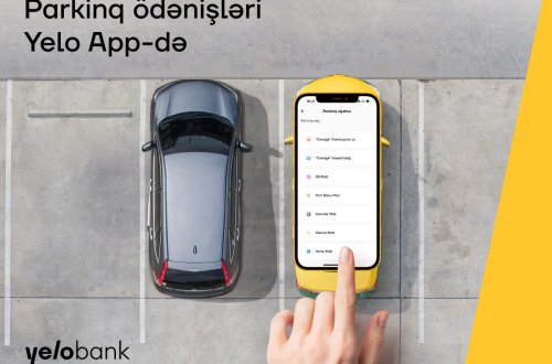 Parkinq ödənişləri artıq Yelo App-də