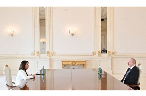 İlham Əliyev İsrailin kəşfiyyat nazirini qəbul edib