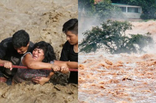 Peruda güclü daşqınlar çox sayda insanın həyatına son qoyub: Qurbanların sayı açıqlandı - FOTO