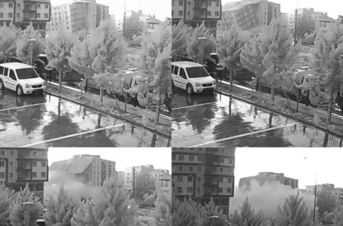 Türkiyədə zəlzələnin vahimə doğuran yeni görüntüləri ortaya çıxdı - VİDEO