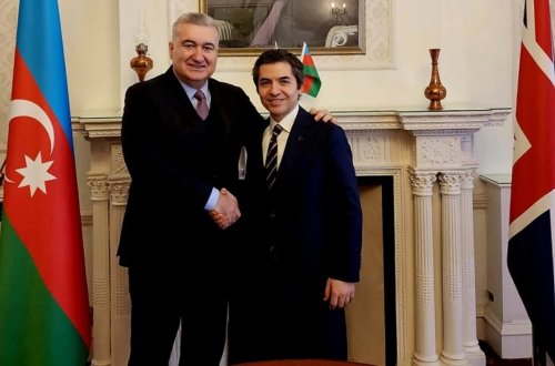 Azərbaycan və Türkiyənin Britaniyadakı səfirləri görüşüb