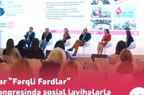 “Nar” “Fərqli Fərdlər” Konqresində sosial layihələrlə bağlı təcrübəsini bölüşüb – FOTO