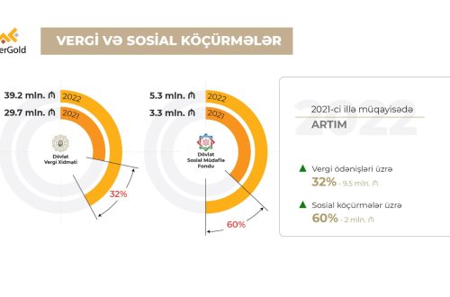 “AzerGold” QSC-nin 2022-ci ildə vergi ödənişləri artıb