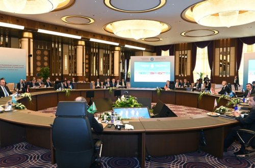 Ceyhun Bayramov TDT XİN başçılarının iclasında Zəngəzur dəhlizinin əhəmiyyətindən danışıb