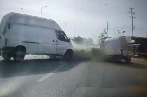 Kürdəxanı-Məmmədli yolunda dəhşətli qəza - ANBAAN VİDEO