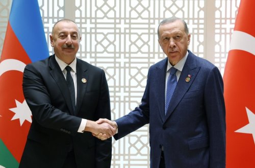 TDT-nin fövqəladə Zirvə Görüşü: Ərdoğan Azərbaycan Prezidentini qarşılayıb