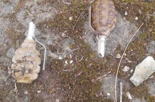 В Лачыне обнаружены ручные гранаты