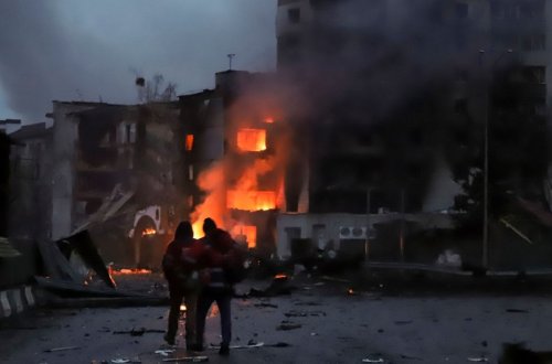 Melitopolda partlayış baş verib