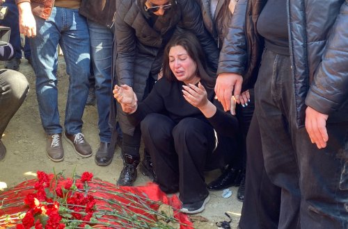 Dilarə Əliyeva həyat yoldaşı ilə vidalaşdı- VİDEO