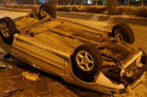 Cəlilabadda avtomobil aşıb, xəsarət alanlar var