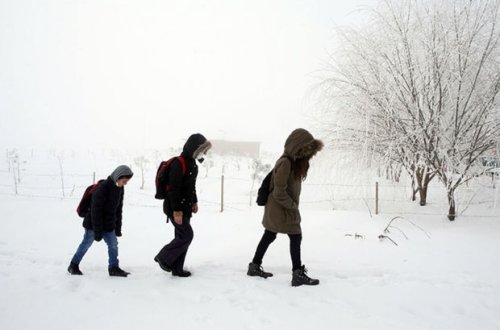 Türkiyədə güclü qara görə məktəblər bağlandı