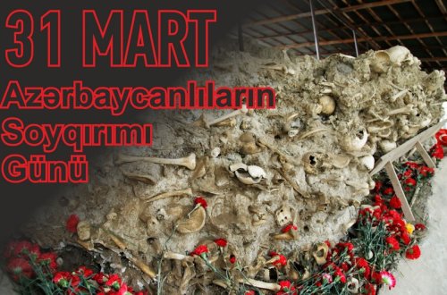 Qərbi Azərbaycan İcması 31 Mart - Azərbaycanlıların Soyqırımı Gününü ilə əlaqədar bəyanat yayıb